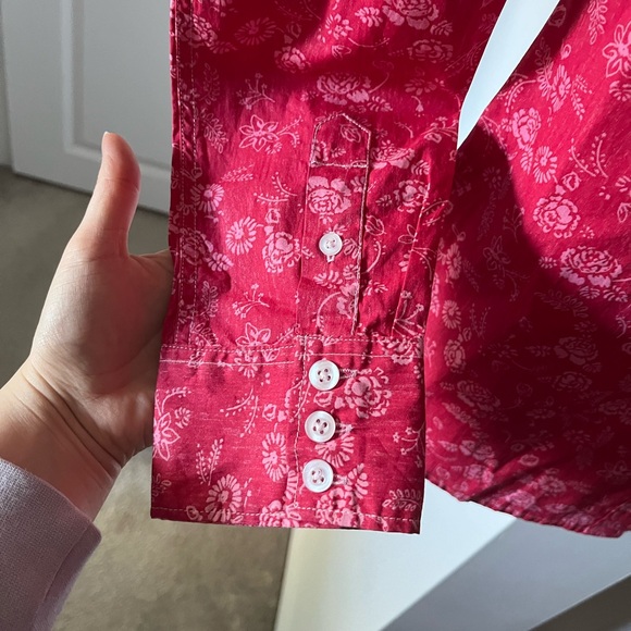 True Religion | Women's Lone-Star Floral Shirt | Size Medium - Picture 9 of 9